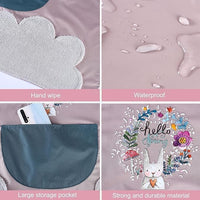 Kitchen Apron for Women with Big Front Pocket Hand-Wiping Waterproof Apron for Kitchen