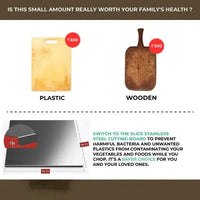 Stainless Steel Chopping Board (35x31cm)